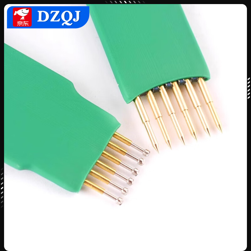 2.54mm 2.0mm program burning test pin spring pin probe STC STM32 ARM microcontroller programming 2.0 pitch 4p pointed probe with DuPont terminal line