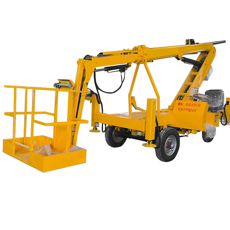 Kezitu straight arm lift electro-hydraulic self-propelled telescopic arm aerial work vehicle mobile maintenance curved arm lifting platform customized battery straight arm lift