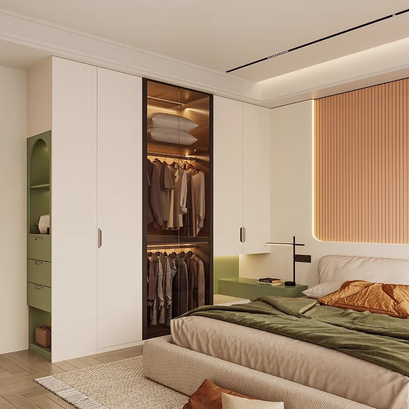 Sofia's whole house customized wardrobe, master bedroom integrated large wardrobe corner storage cabinet, living room TV cabinet combination shoe cabinet, custom earnest money (the auction will give priority to measurement and drawing)