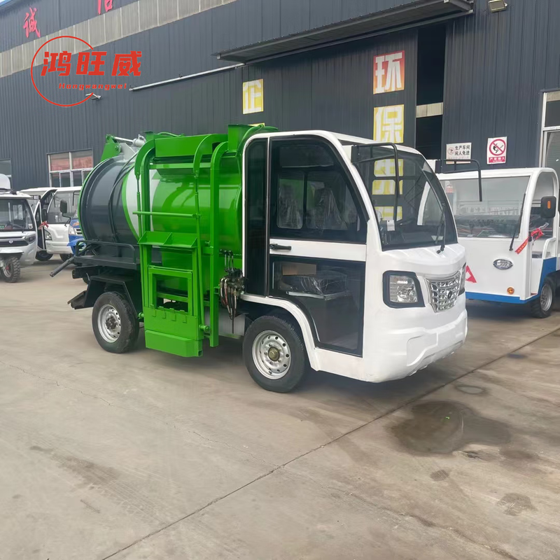 Electric kitchen waste garbage truck hanging bucket self-loading and unloading swill recycling garbage transfer community environmentally friendly garbage transport truck Customized deposit Pay the balance before delivery Complete models Consult customer service 3
