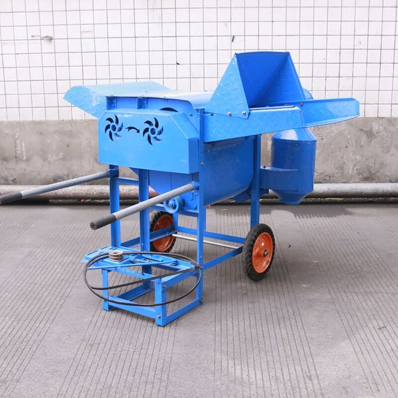 Wen Yijia wheat, rice, sorghum, soybean, millet, rapeseed thresher, new upgraded agricultural multi-function wheat thresher, double roller without power