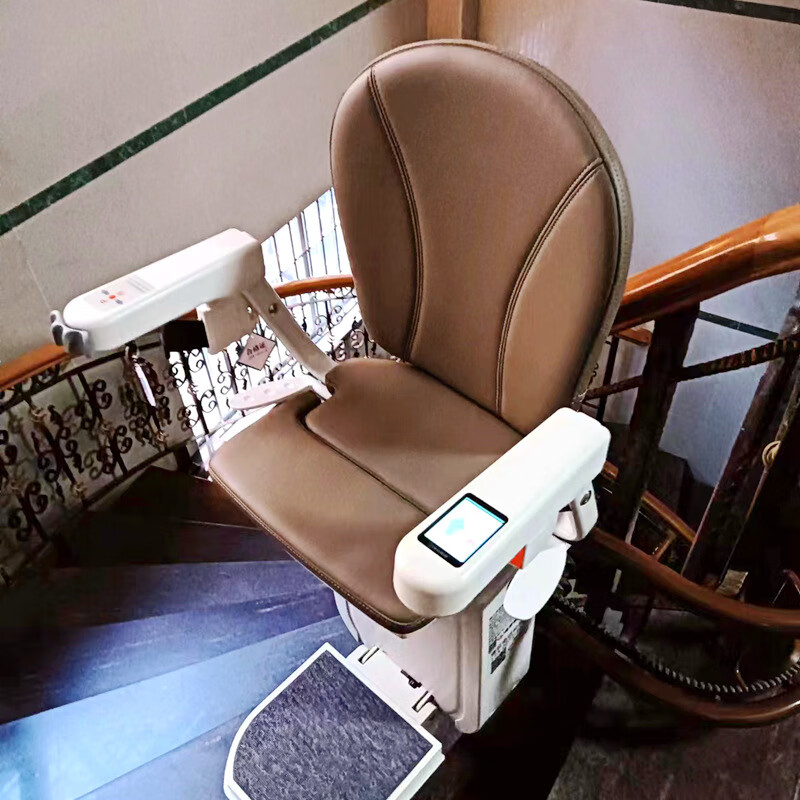 Kezitu chair elevator stair climbing artifact for the elderly to go up and down the stairs curved seat stairs electric lift chair stair climbing machine second floor curved seat elevator deposit 18m 30*30
