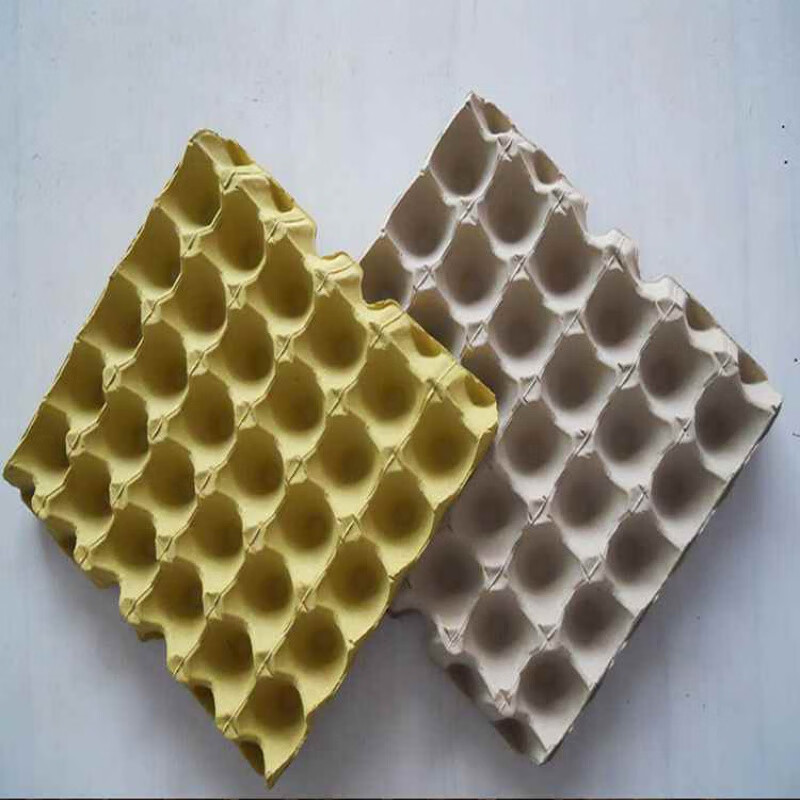 An Junsheng 30 pieces pure egg tray packaging box paper tray transport egg tray duck egg tray tray brand new pulp ordinary yellow egg tray 5 pieces