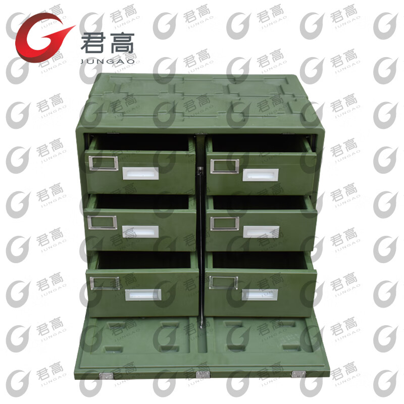 Jungao Six Drawer Box 800*600*600mm Six Drawer Medicine Box Plastic Box Rotational Molding Box Equipment Box XTC