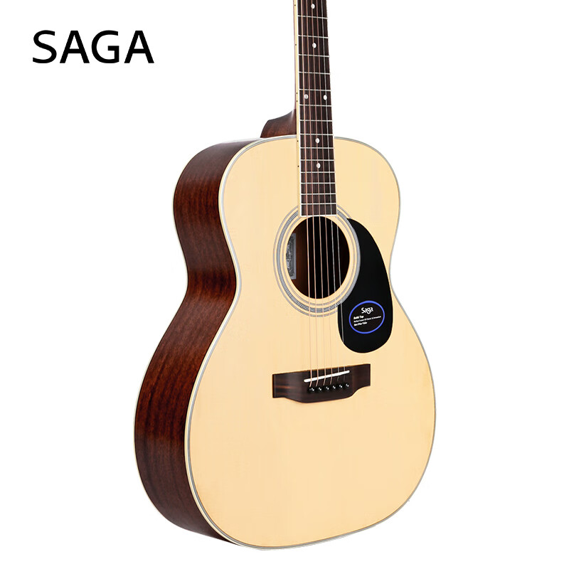 SAGA Guitar Spruce Veneer SF700M Wood Color 40-inch Beginner Beginner Folk Guitar Gift Pack Teaching