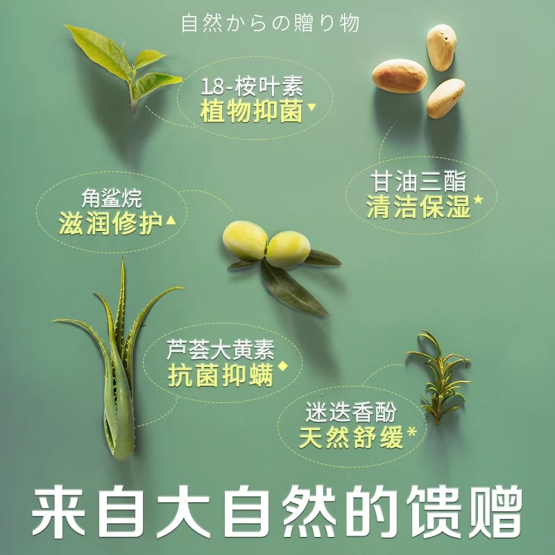 CCOKIO Japanese shea butter imported cleansing soap plant mite removal cleansing face wash bath universal for men and women - oily skin