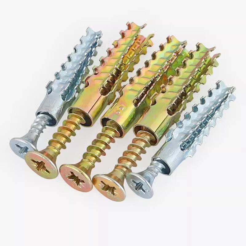 JAENS iron expansion pipe sawtooth expansion screw Christmas tree gecko foam lightweight brick metal expansion pipe nails M5*30 20 pcs