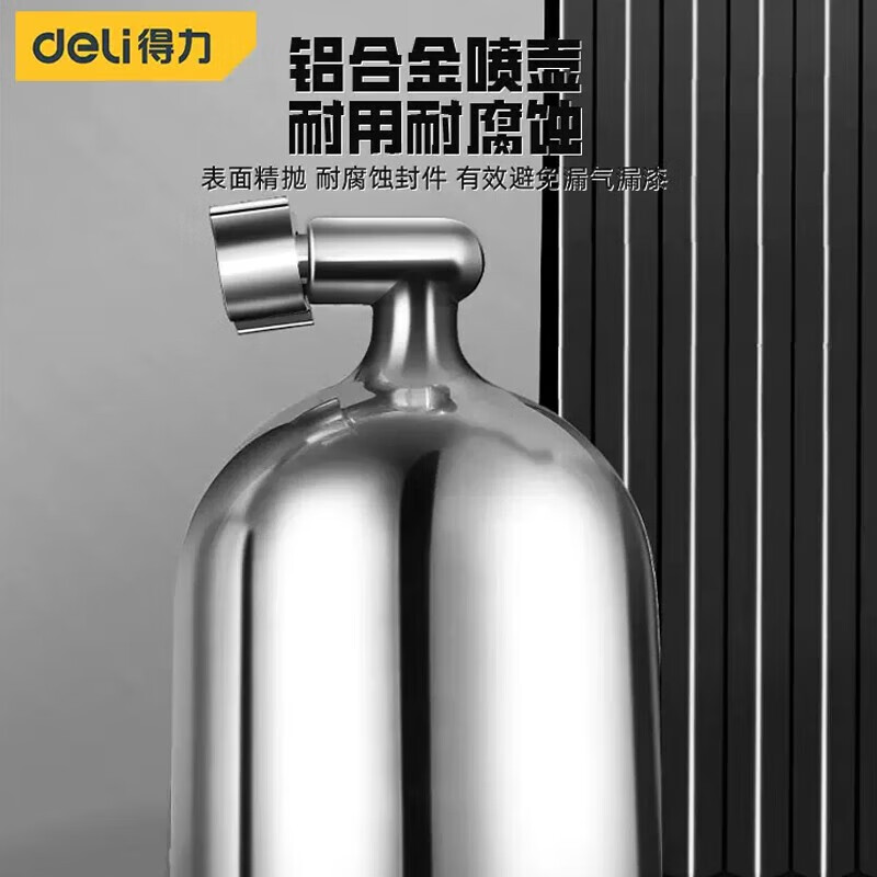 Deli spray gun pneumatic paint spray gun for home car sheet metal coating latex paint special DL-QPQ-W71S