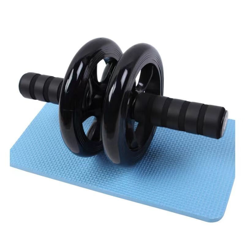 Meikejie 30-day 1420-piece abdominal muscle wheel abdominal muscle wheel home fitness equipment belly reduction tool unisex beginner training (14-inch black) double-wheel abdominal muscle wheel