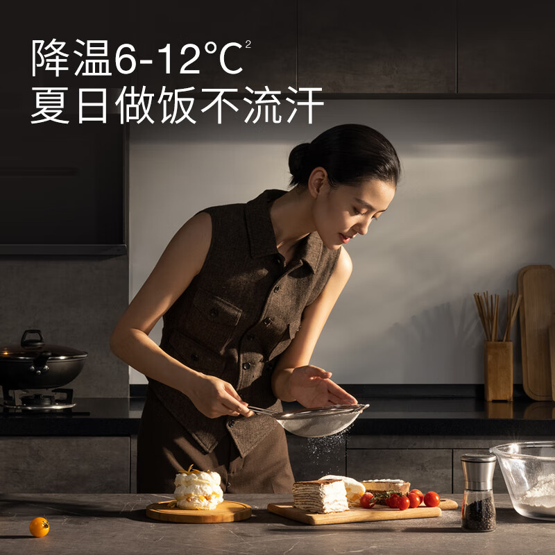 Cobangshi kitchen air conditioner special household refrigerator ceiling embedded honeycomb large board ceiling single cooling cooling bar kitchen special air conditioner 1 set C6 kitchen air conditioner