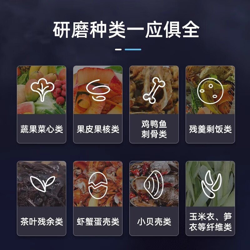 Kohler Garbage Disposal Kitchen Household Fully Automatic Kitchen Waste Food Shredder Air Wireless Switch 24486T Accessories - With Single Slot Kohler Garbage Disposal