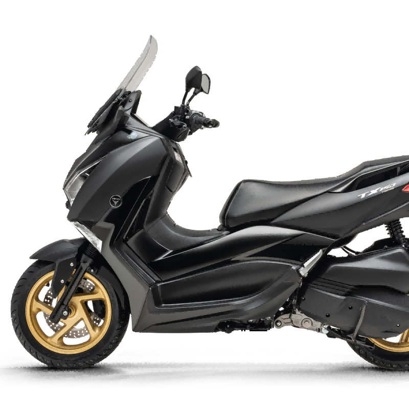 Tianying TX150 scooter fuel motorcycle, comfortable and recommended for beginners on long-distance motorcycle travel, 25 models in matte black, 12 interest-free periods