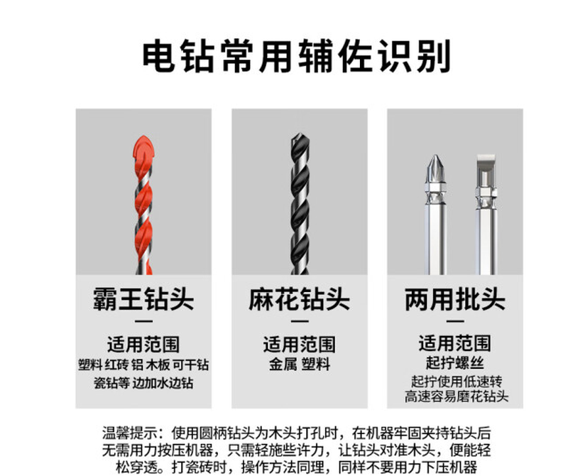 OLED German rechargeable electric drill household electric drill tool box set repair combination hardware tool box set screwdriver lithium battery household upgrade set single electric tool box