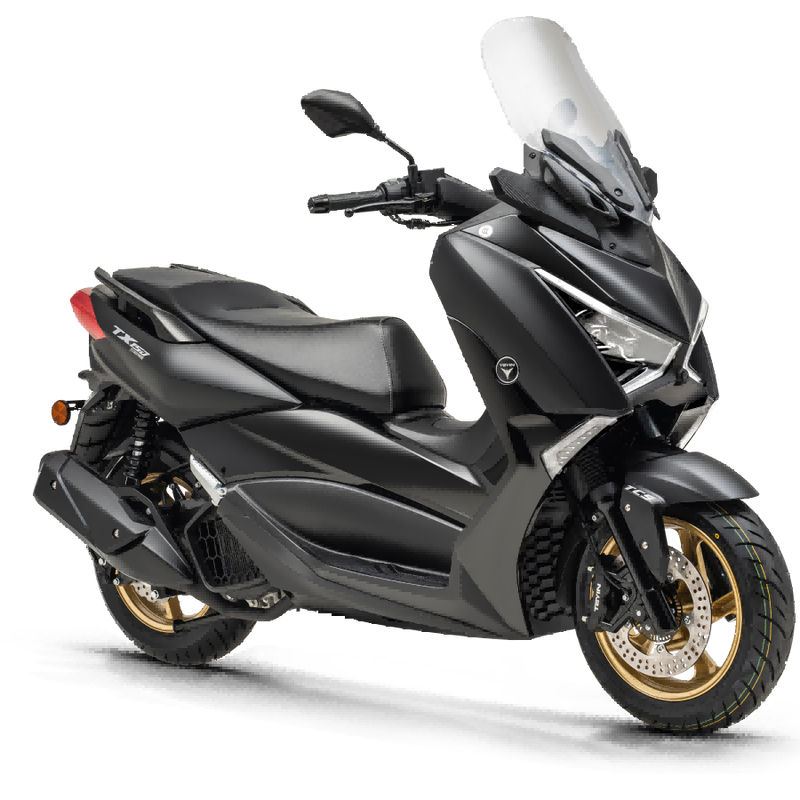 Tianying TX150 scooter fuel motorcycle, comfortable and recommended for beginners on long-distance motorcycle travel, 25 models in matte black, 12 interest-free periods