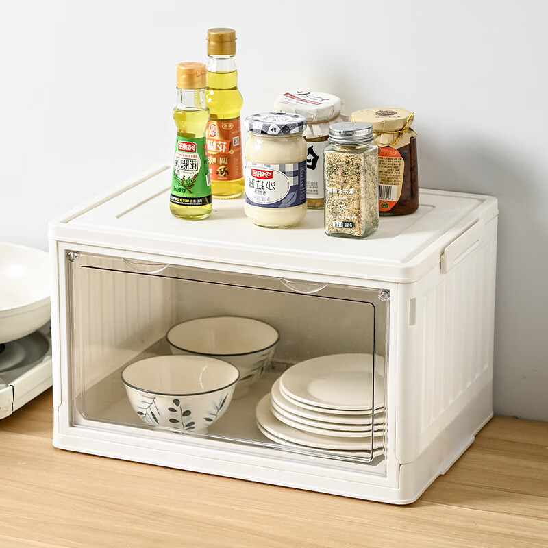 GOTO shoe box storage box installation-free all-in-one storage artifact transparent multi-layer plastic dust-proof simple acrylic storage box multi-functional folding storage shoe box 1 layer no wheels high transparent door panel