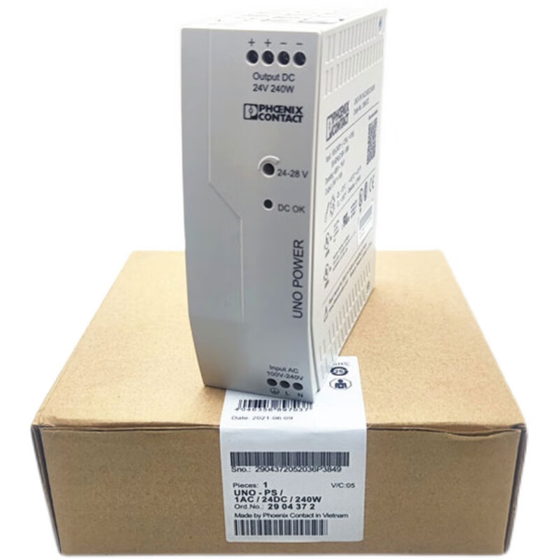 2904372 Brand new switching power supply single phase to 24V UNO2-PS/1AC/24DC/480W
