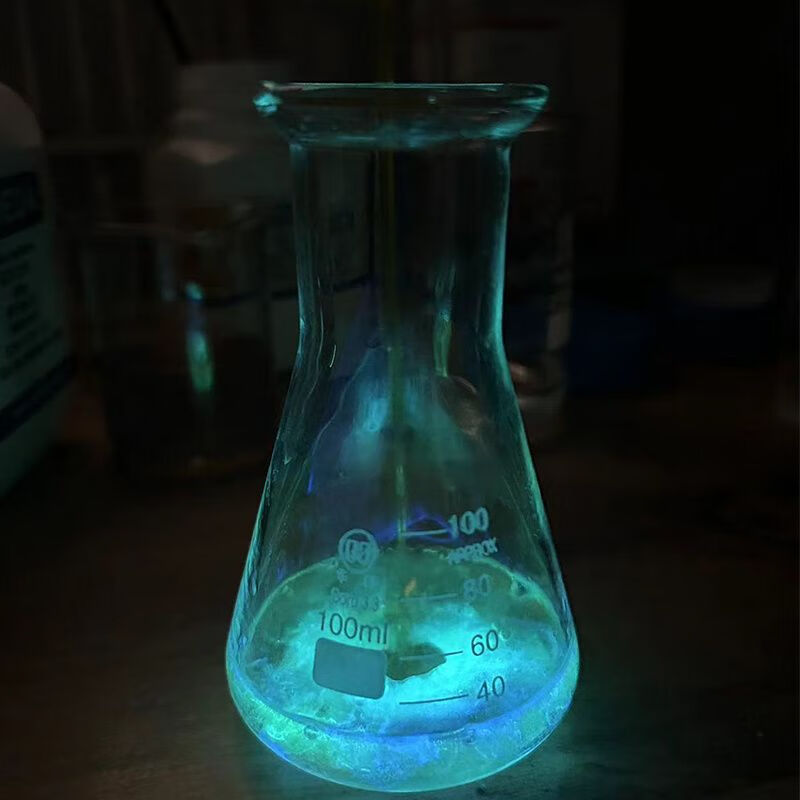 Luminol Reagent Blue Tears Glowing Set contains 4 interesting teaching gifts DIY escape reasoning puzzle 1 T set 1 free container + gloves