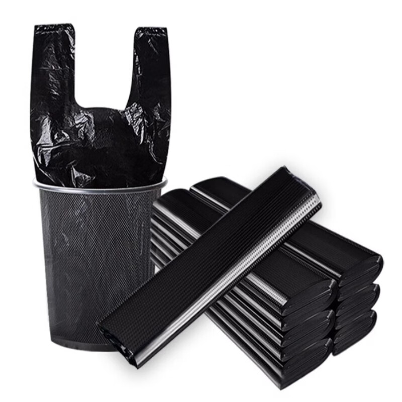 Xianshi garbage bag new material black not easy to break 90*110 extra thick 4 wires 100 pieces