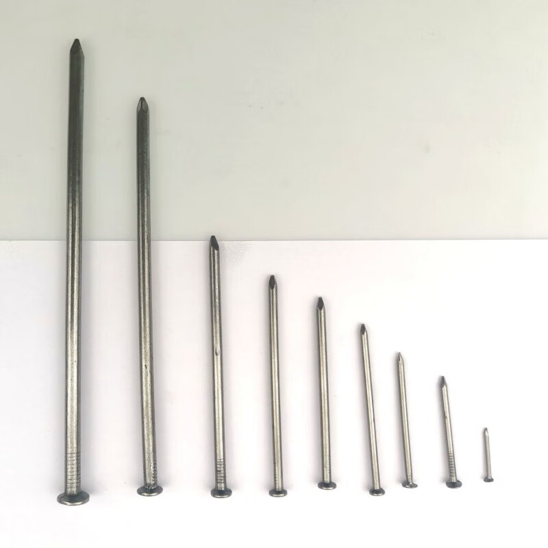 An Junsheng small nails, iron nails, round nails, construction site carpentry nails, household wooden board nails, template nails, shoe nails, wardrobe chicken coop nails, a pack of 26 pieces (1.6 cm long) short thin iron nails for shoe cabinet boards