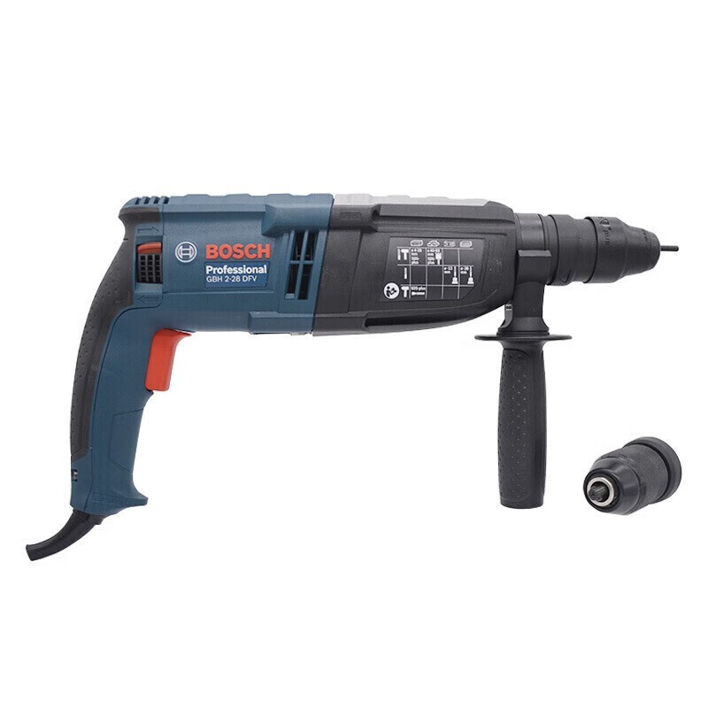 Bosch (BOSCH) GBH2-28DFV four-pit electric hammer drill SDSplus household power tool 220V pistol electric drill small electric hammer