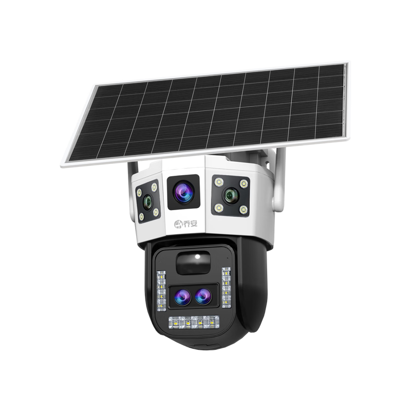 JOOAN (JOOAN) 4g solar camera outdoor outdoor life-long recharge-free flow no electricity no network no plug-in mobile phone remote monitor home 360 degrees no blind spots with panoramic night vision