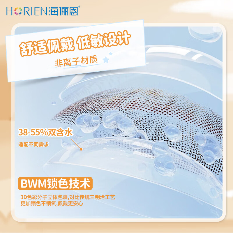 Hailien Daily Disposable 10 Color Contact Lenses Small Diameter Natural Myopia Color Contact Lenses Disposable 5 Pieces Authentic Flagship 10 Pieces Out of Stock King Returns Tipsy Blue Gray 175 Degrees