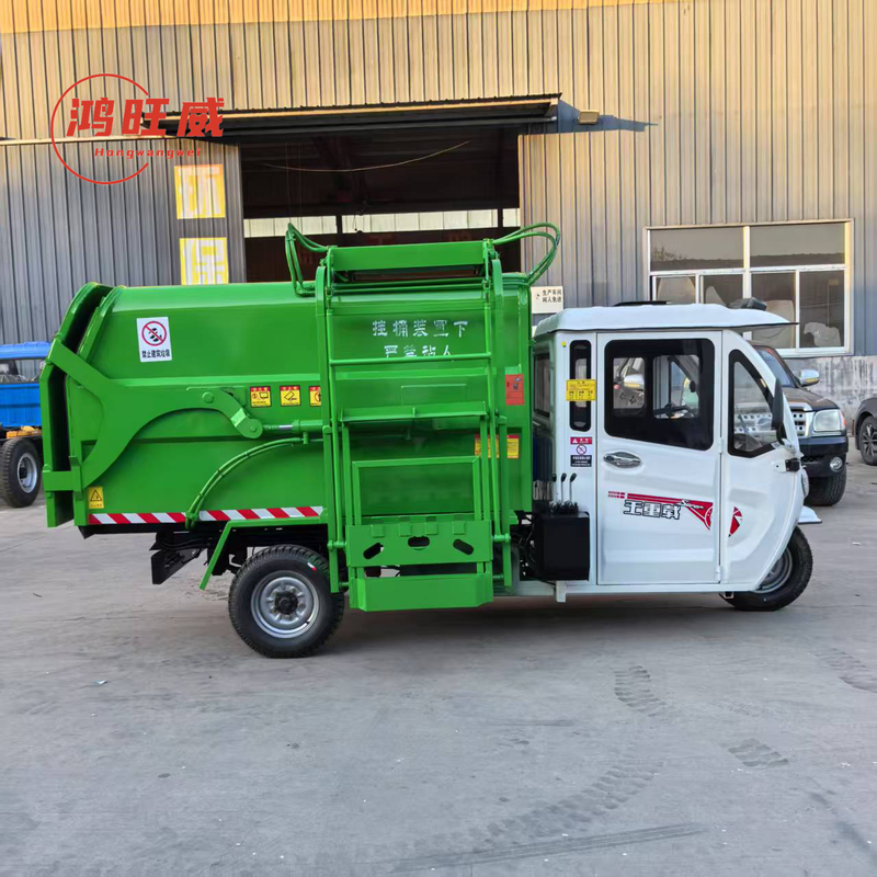 Electric kitchen waste garbage truck hanging bucket self-loading and unloading swill recycling garbage transfer community environmentally friendly garbage transport truck Customized deposit Pay the balance before delivery Complete models Consult customer service 3