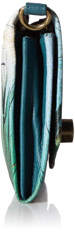 Anna by Anuschka Hand Painted Women's Genuine Leather - Retro Wrist Clutch - Cute Panda, Cute Panda Cute Panda One Size