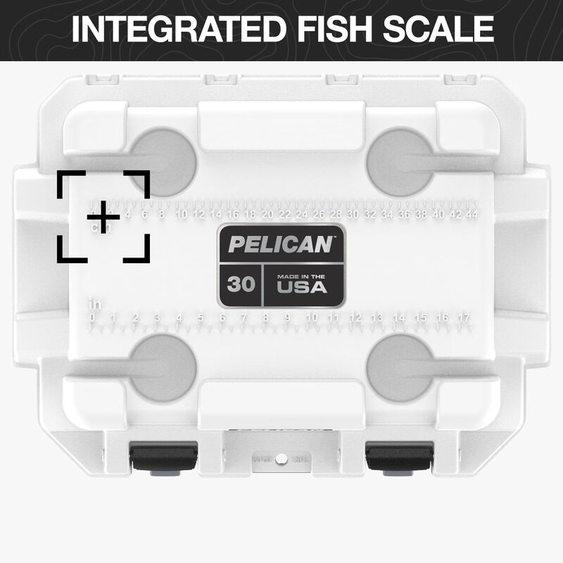 Pelican 28.3L outdoor insulated refrigerator 22 cans portable for fishing and camping