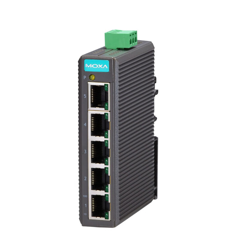 MOXA EDS-205 5-port 100M unmanaged industrial Ethernet switch