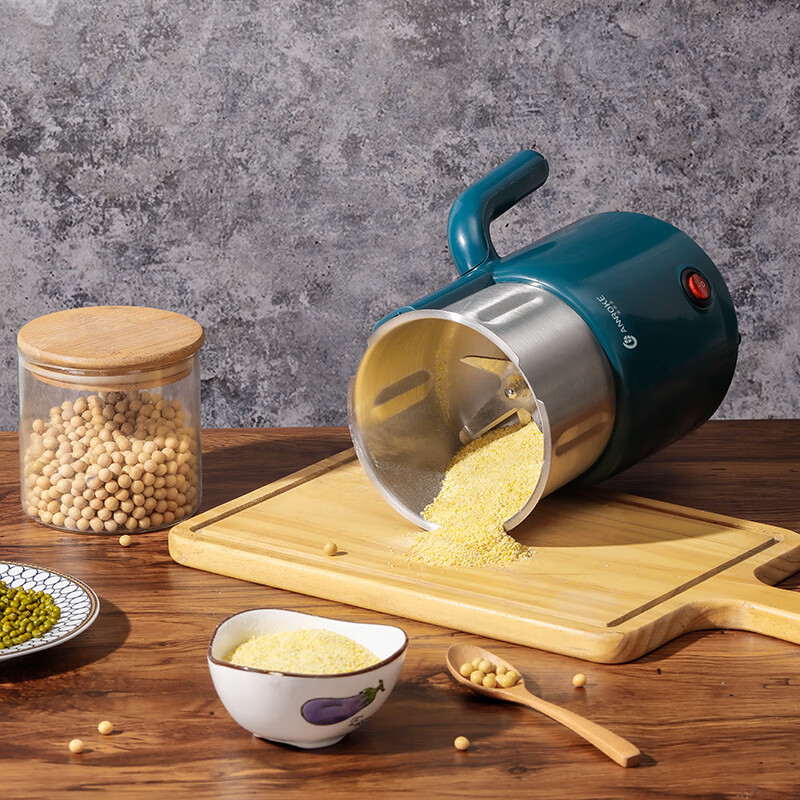 JCZS German quality household grinder grinder ultra-fine grain grinder Chinese medicine powder machine exclusive 800W (washable) + 304 warehouse + gift bag