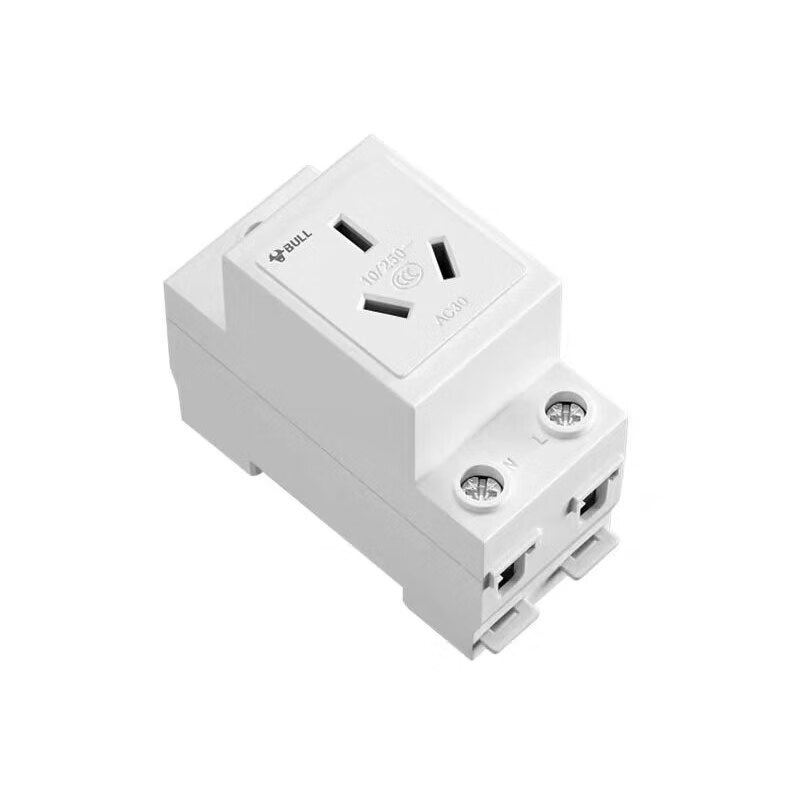 BULL modular rail socket 3-hole socket LAC30-310 snap-on design rail-mounted 250V 10A