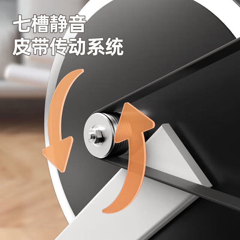 DZQ Spinning Bike Magnetic Control Exercise Bike Home Indoor Exercise Bike Home Silent Gym Exercise Equipment Pedal Black Simple Model - No Electronic Watch - No Heart Rate Monitoring