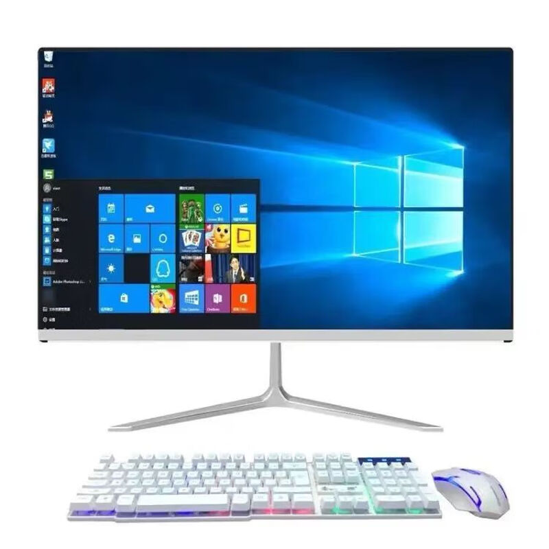All-in-one computer Core i7 quad-core high-frequency commercial desktop office home game design online class entertainment 20/22/24/27-inch 2k high-definition full set 11 24-inch Core i7 quad-core high frequency/8G/256G solid state quasi-new