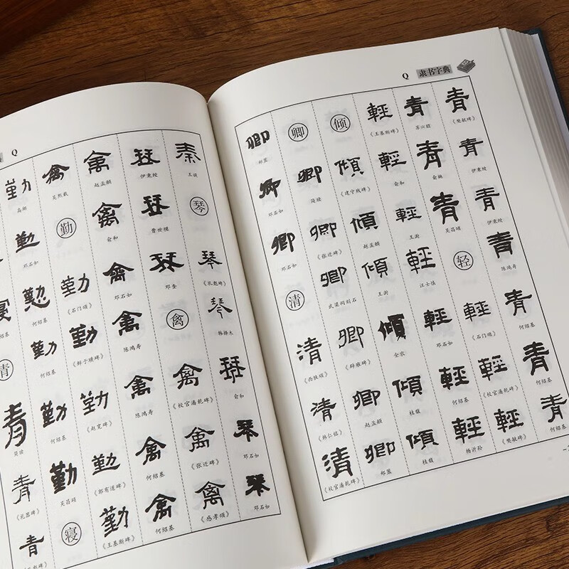 Official Script Dictionary Big Calligraphy Dictionary Practical Chinese Calligraphy Encyclopedia of Calligraphy Practice Official Script Calligraphy Lovers Great Calligraphers’ Calligraphy and Seal Cutting Art Books Chinese Biography