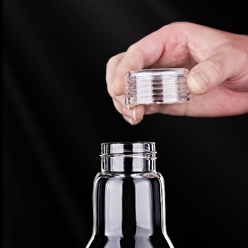 Snake bottle empty bottle white wine bottle glass wine special bottle storage sealed bottle wine container wine jug wine jar