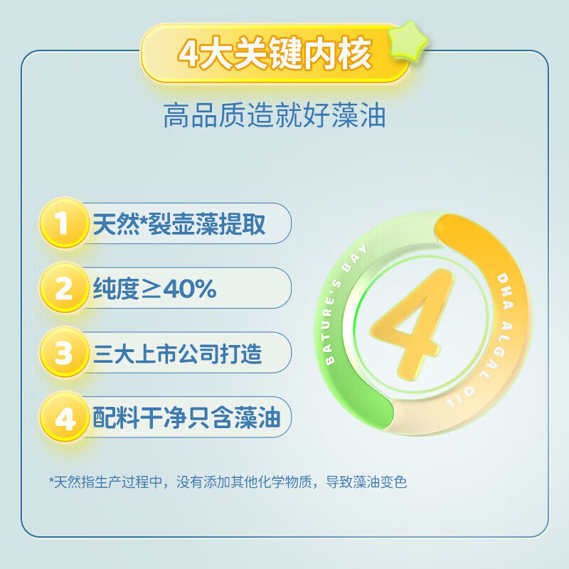 Shibei'an DHA algae oil, special supplement for infants and young children, dha baby brain nutrition DHA 90 capsules, Shibei'an HDA 90 capsules * 1 bottle, Jindawei algae oil