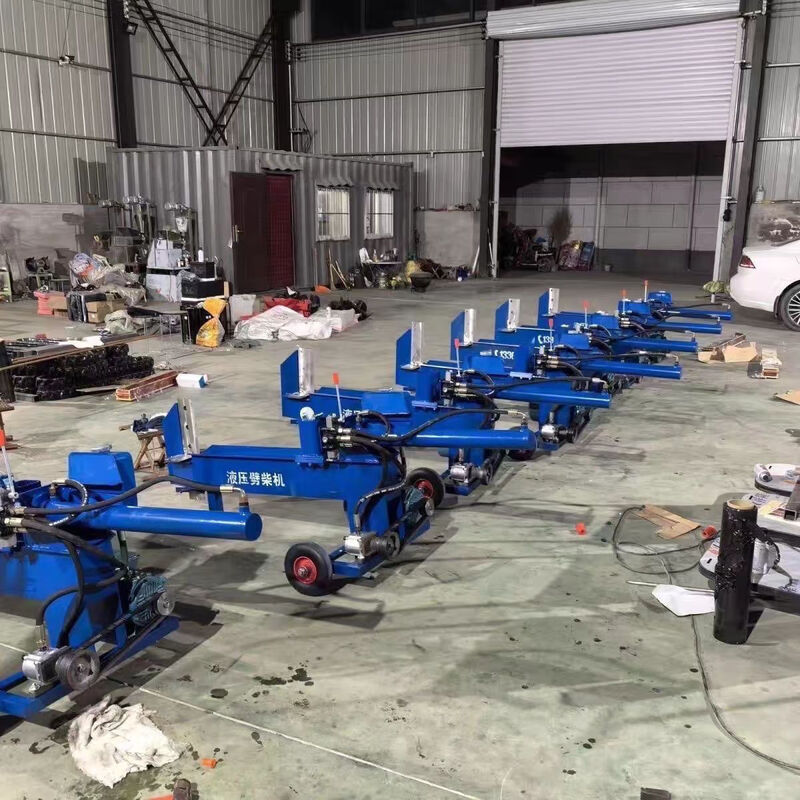 Qizhi fully automatic wood splitting machine large hydraulic wood splitting machine household dry and wet dual-use multi-functional firewood splitting artifact 15 tons wood splitting machine + 5.5KW two-phase 70 stroke