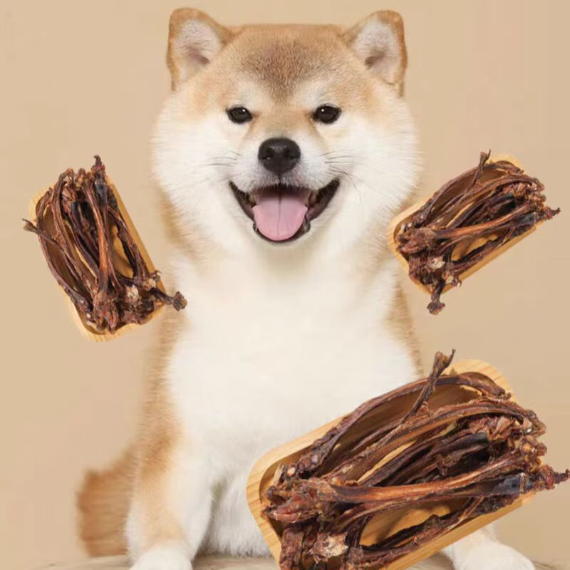 Mr. York Pet Dog Snacks Beef Rib Bones Dog Teeth Cleaning Sticks Dried Beef Ribs for Small and Medium Dogs 130g