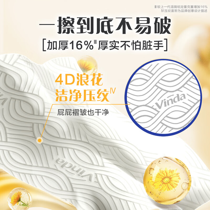 Vinda Wet Toilet Paper Family Pack 80 pieces