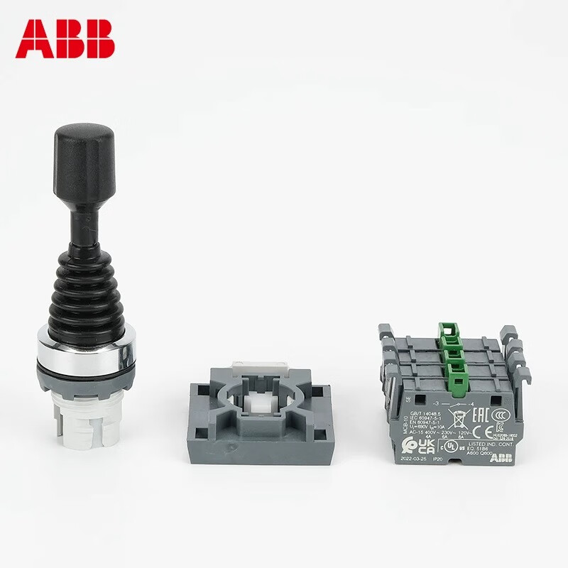 ABB cross master switch MJS6 self-resetting joystick master control MJS640B+MCB10*44 direction self-resetting