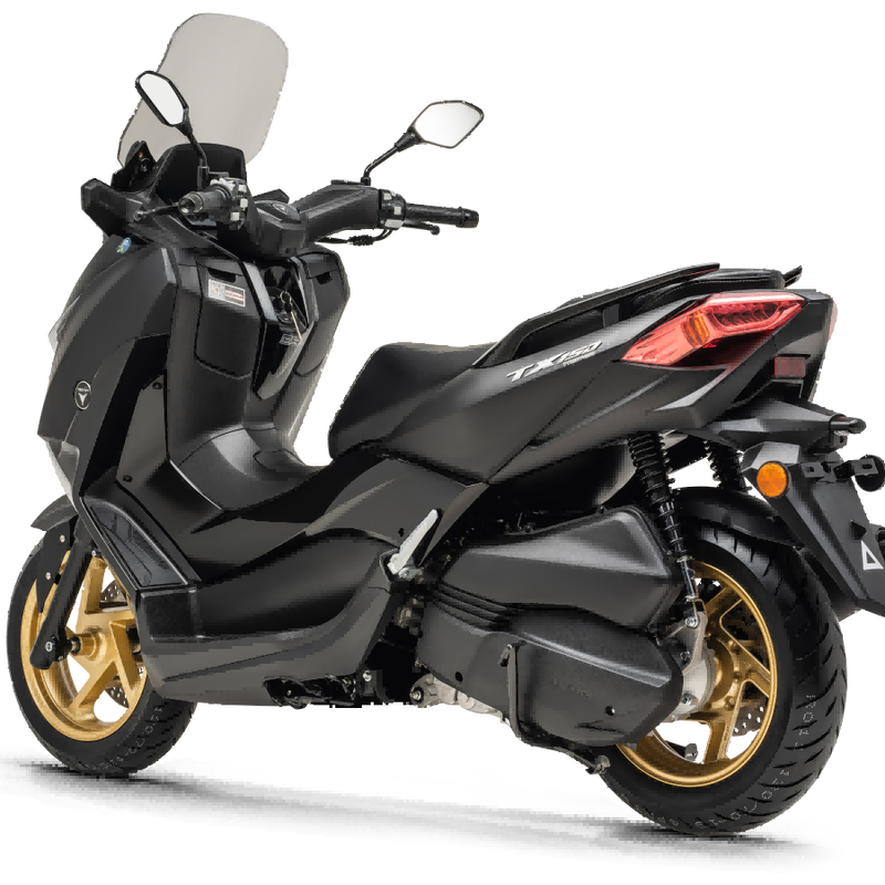Tianying TX150 scooter fuel motorcycle, comfortable and recommended for beginners on long-distance motorcycle travel, 25 models in matte black, 12 interest-free periods