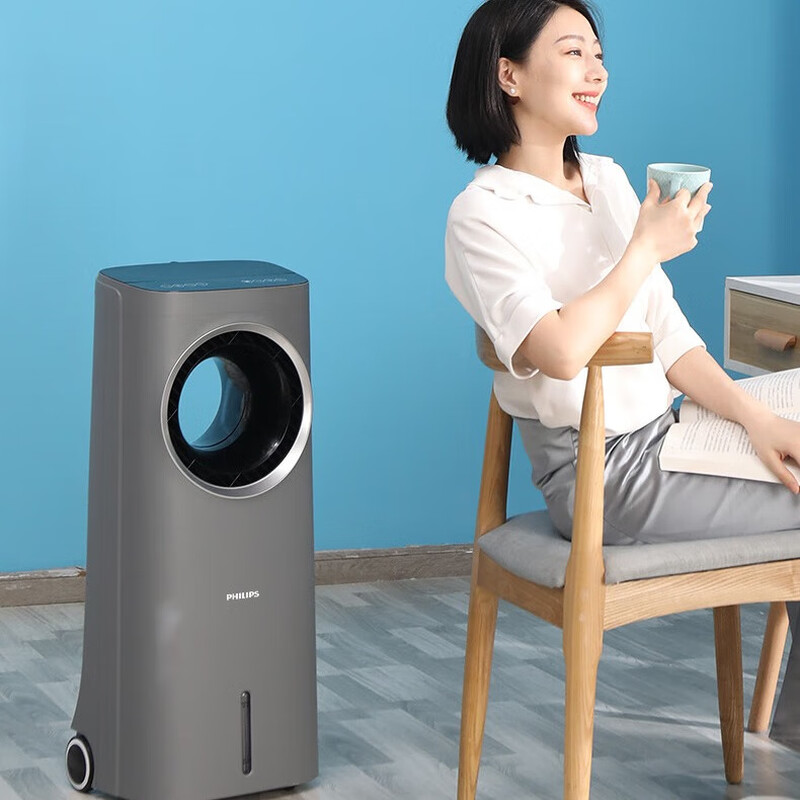 Philips (PHILIPS) air conditioning fan powerful refrigeration fan household air cooler bladeless water-cooled electric fan floor-standing tower fan negative ion purification remote control humidification air circulation fan ACR4146BX