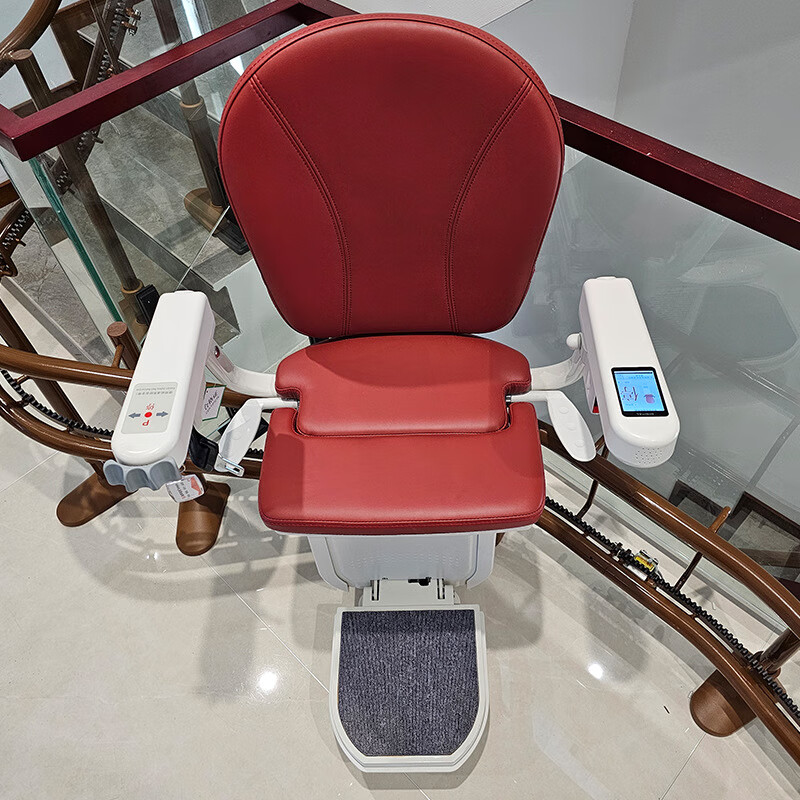 Kezitu chair elevator stair climbing artifact for the elderly to go up and down the stairs curved seat stairs electric lift chair stair climbing machine second floor curved seat elevator deposit 18m 30*30