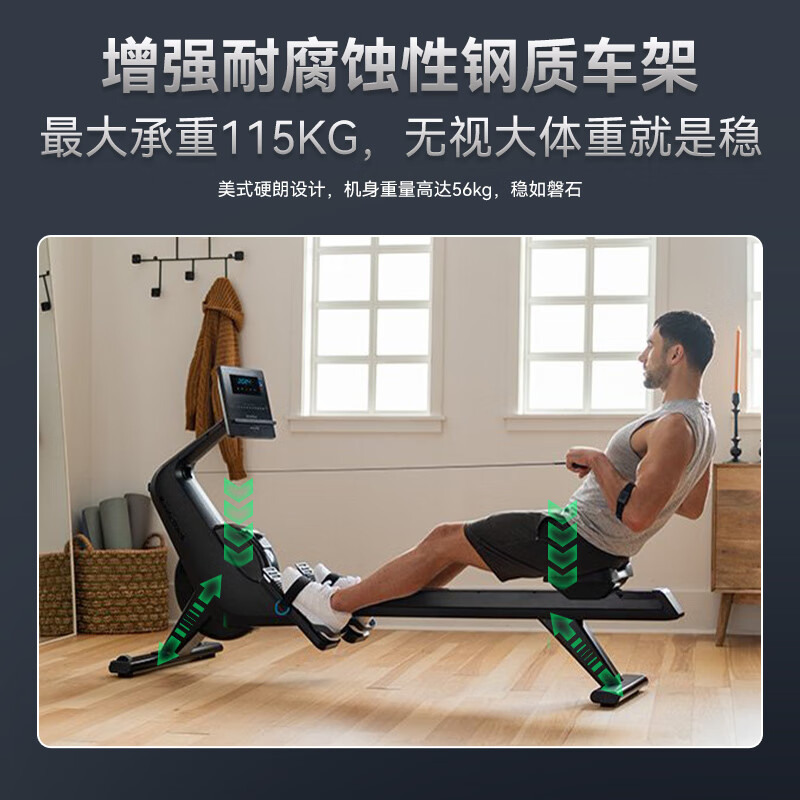 ICON American Rowing Machine RW300 Family Folding Silent Magnetic Control Indoor Rowing Weight Management Fitness Equipment 2025 Winter Upgrade Model Ready Stock Straight Pack Installation