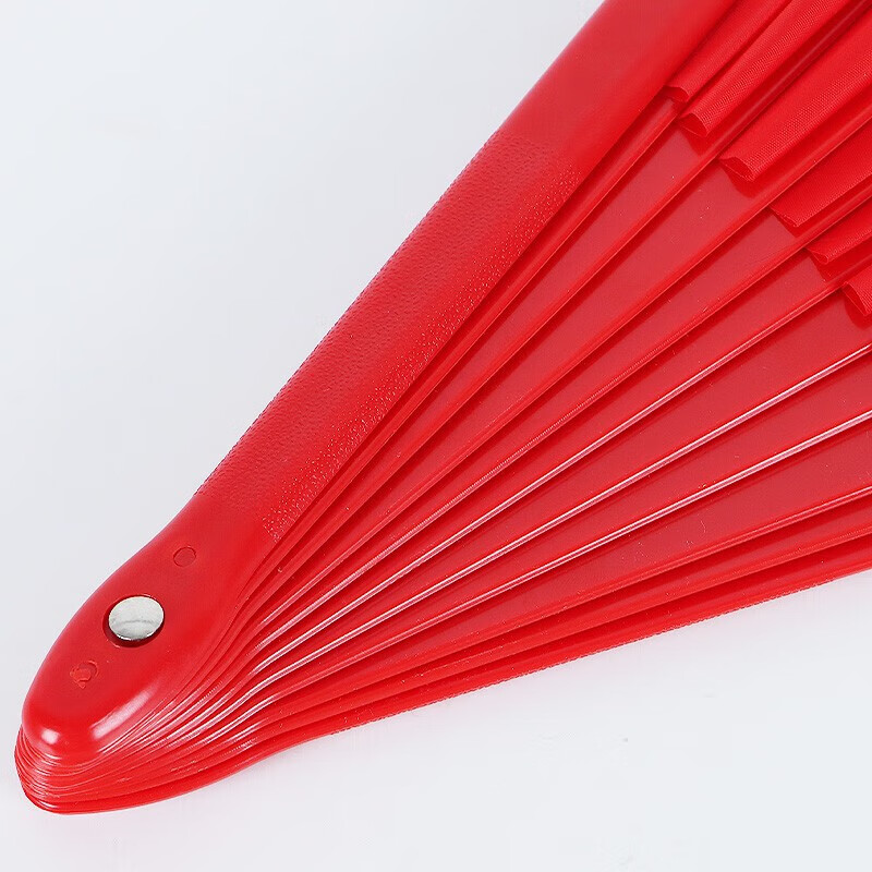 Extreme space folding fan Kung Fu fan martial arts performance dance fan birthday gift Chinese style one-foot red Tai Chi fan