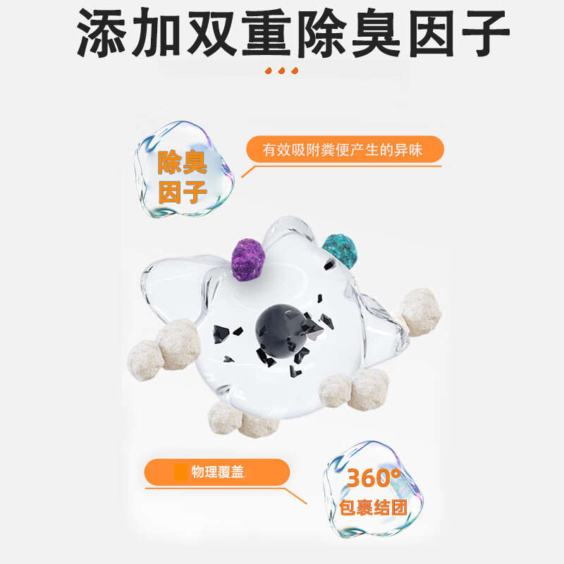 Monster Village MonsterV cat litter ranking pet sodium bentonite millet type cat litter 20 pounds low dust cat litter stock up in advance 20 pounds large particles