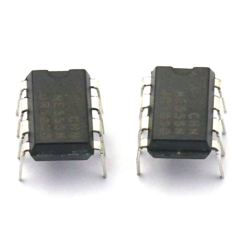 Dafuri NE555N NE555 DIP-8 programming oscillator timer IC chip (10 pcs) default