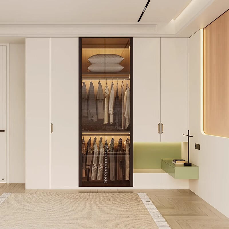 Sofia's whole house customized wardrobe, master bedroom integrated large wardrobe corner storage cabinet, living room TV cabinet combination shoe cabinet, custom earnest money (the auction will give priority to measurement and drawing)