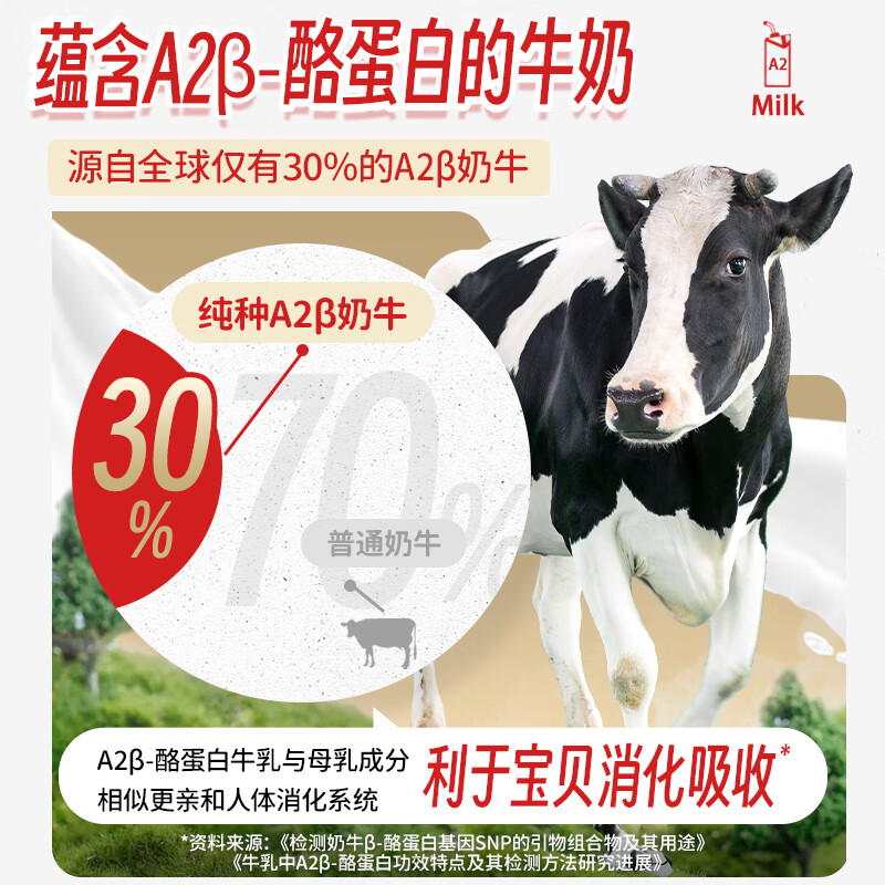 Grandpa's farm A2 buffalo pure milk 125ml*9 boxes/box high calcium high quality protein children's breakfast buffalo milk baby food supplement